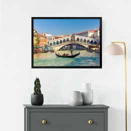 Obraz w ramie Most Rialto w Wenecji 
