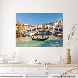 Plakat samoprzylepny Most Rialto w Wenecji 