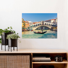 Plakat Most Rialto w Wenecji 