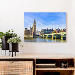 Obraz na płótnie Most Westminster i Tamiza