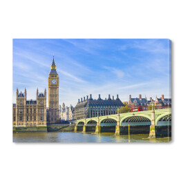 Obraz na płótnie Most Westminster i Tamiza