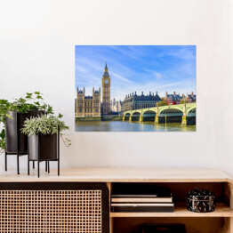 Plakat Most Westminster i Tamiza