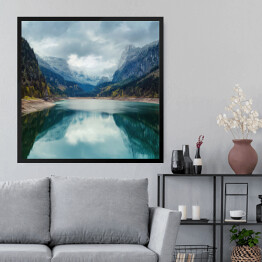 Obraz w ramie Alpejskie jezioro Tirol, Austria 