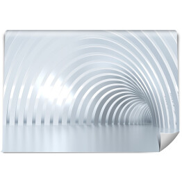 Fototapeta winylowa zmywalna Długi oświetlony tunel