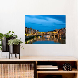 Plakat Architektura Ponte Vecchio we Włoszech