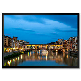 Plakat w ramie Architektura Ponte Vecchio we Włoszech