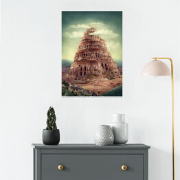 Plakat Wieża Babel
