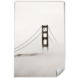 Fototapeta Most Złotej Bramy we mgle