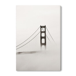 Obraz na płótnie Most Złotej Bramy we mgle