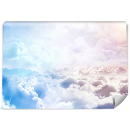Fototapeta Ponad pastelowymi chmurami