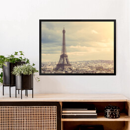Obraz w ramie Wieża Eiffel w Paryżu