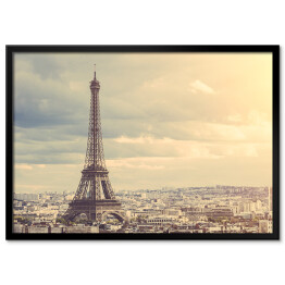 Plakat w ramie Wieża Eiffel w Paryżu