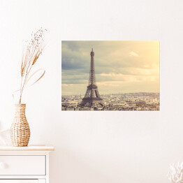 Plakat Wieża Eiffel w Paryżu