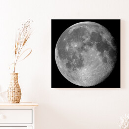 Obraz na płótnie Księżyc na ciemnym tle