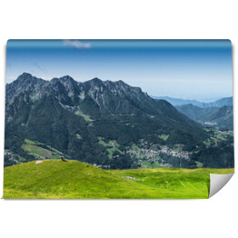 Fototapeta Wiosenna panorama górska