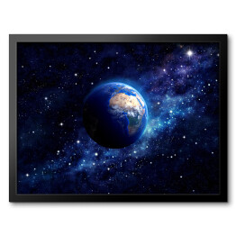 Obraz w ramie Planeta Ziemia w kosmosie