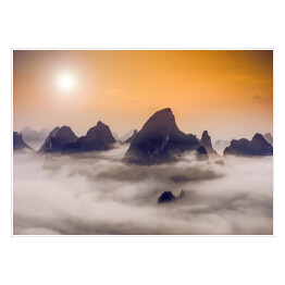 Plakat Góry krasowe w Guilin, Chiny