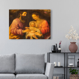 Obraz na płótnie Sewilla - Obraz Świętej Rodziny w kościele Iglesia de la Anunciacion