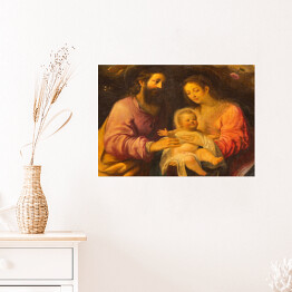 Plakat Sewilla - Obraz Świętej Rodziny w kościele Iglesia de la Anunciacion