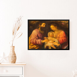 Obraz w ramie Sewilla - Obraz Świętej Rodziny w kościele Iglesia de la Anunciacion