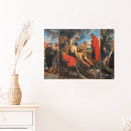 Plakat Mechelen - Tryptyk cudów autorstwa Rubensa