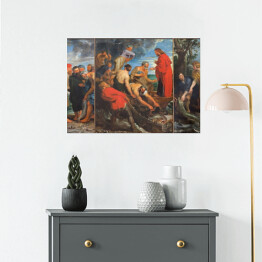Plakat Mechelen - Tryptyk cudów autorstwa Rubensa
