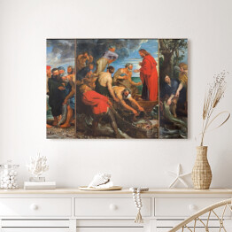 Obraz na płótnie Mechelen - Tryptyk cudów autorstwa Rubensa
