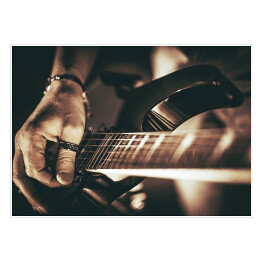 Plakat Gitarzysta rockowy