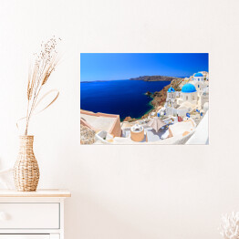 Plakat Grecja - Santorini