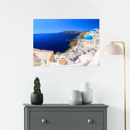 Plakat samoprzylepny Grecja - Santorini