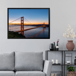 Obraz w ramie Golden Gate o świcie
