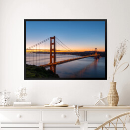 Obraz w ramie Golden Gate o świcie