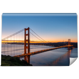 Fototapeta winylowa zmywalna Golden Gate o świcie
