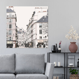 Plakat samoprzylepny Ulica Saint Germain w Paryżu