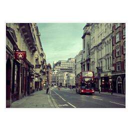 Plakat samoprzylepny Ulica w Londynie