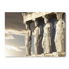 Obraz na płótnie Kariatydy na Akropolu w Atenach, Grecja