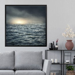 Obraz w ramie Burzliwe morze