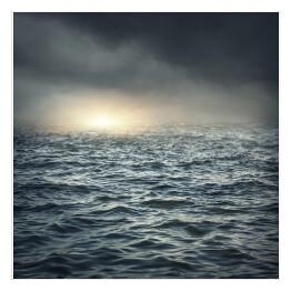Plakat samoprzylepny Burzliwe morze