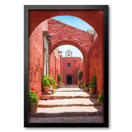 Obraz w ramie Klasztor Santa Catalina, Arequipa, Peru