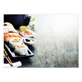 Plakat Świeże sushi