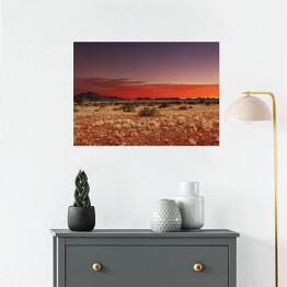 Plakat Pustynia Kalahari, Namibia