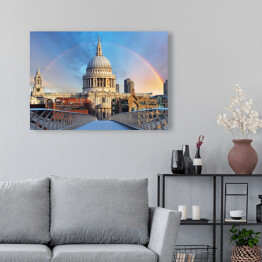 Obraz na płótnie Katedra św. Pawła w Londynie w Wielkiej Brytanii