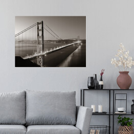 Plakat samoprzylepny Most Golden Gate w San Francisco
