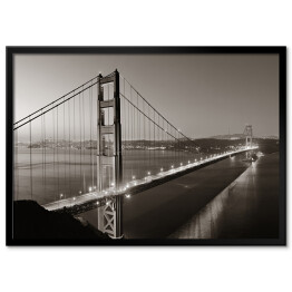 Plakat w ramie Most Golden Gate w San Francisco