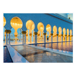 Plakat Wielki Meczet Szejka Zayeda w Abu Zabi