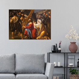 Plakat samoprzylepny Rzym - Jezus pod krzyżem 