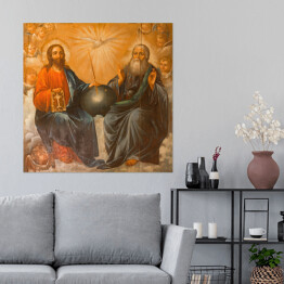 Jerozolima - obraz Świętej Trójcy z Bazyliki Grobu Świętego