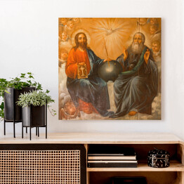 Obraz na płótnie Jerozolima - obraz Świętej Trójcy z Bazyliki Grobu Świętego