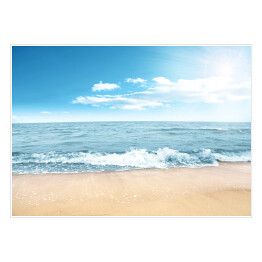 Plakat samoprzylepny Morze i piasek