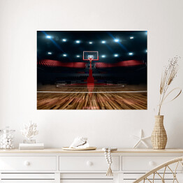 Plakat samoprzylepny Arena do gry w koszykówkę